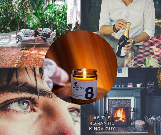 Mr Jasper Says the “Romantic Kinda Guy” Scented Candle